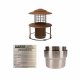 6" (150mm) Kit 7 (Installation Kit with Terracotta Hanging Cowl)