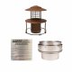6" (150mm) Kit 8 (Increasing Installation Kit + Terracotta Cowl)