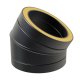 5" (125mm) 30° Elbow - TW Pro Black