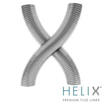 8" (200mm) 316L Helix Premium Flexible Flue Liner (per metre)